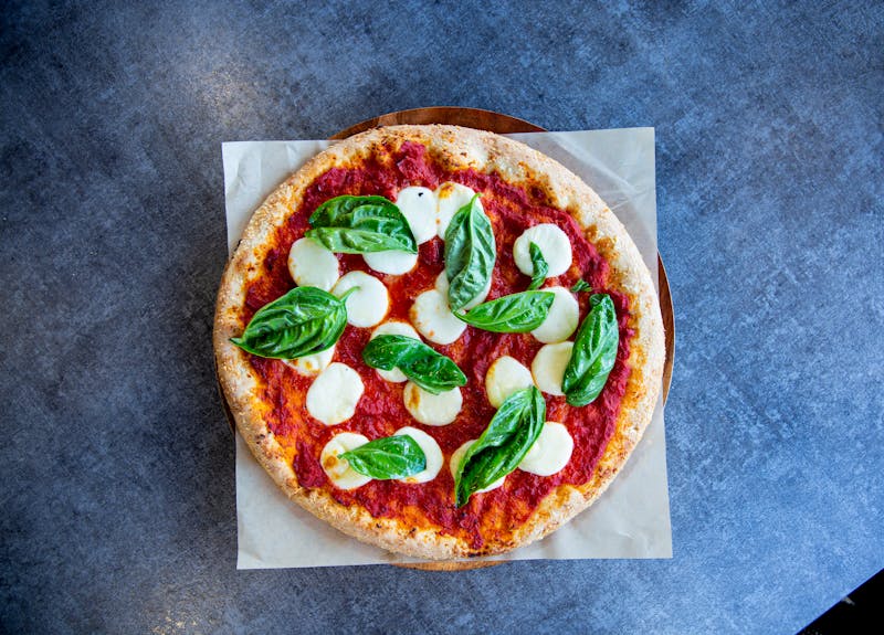 Classic Margherita Pizza with fresh mozzarella and basil