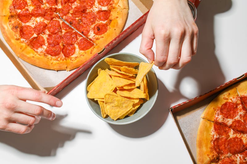 BBQ Chicken Pizza with grilled chicken and smoky sauce
