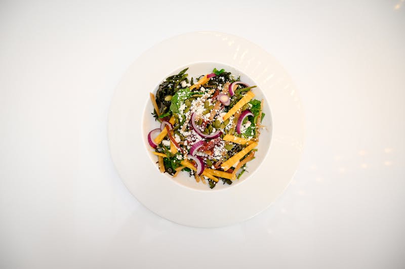 Greek Salad with feta cheese olives and cucumber